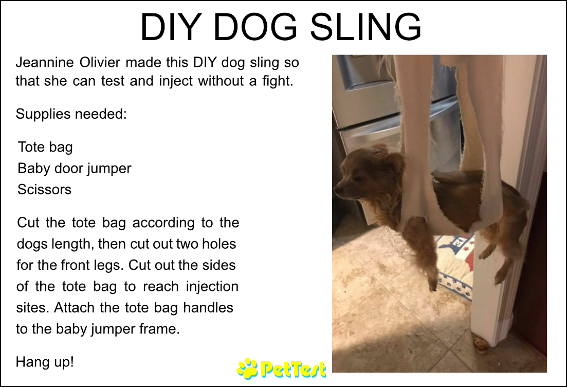 DIY Dog Sling Difficult Dog Blog USA mtm