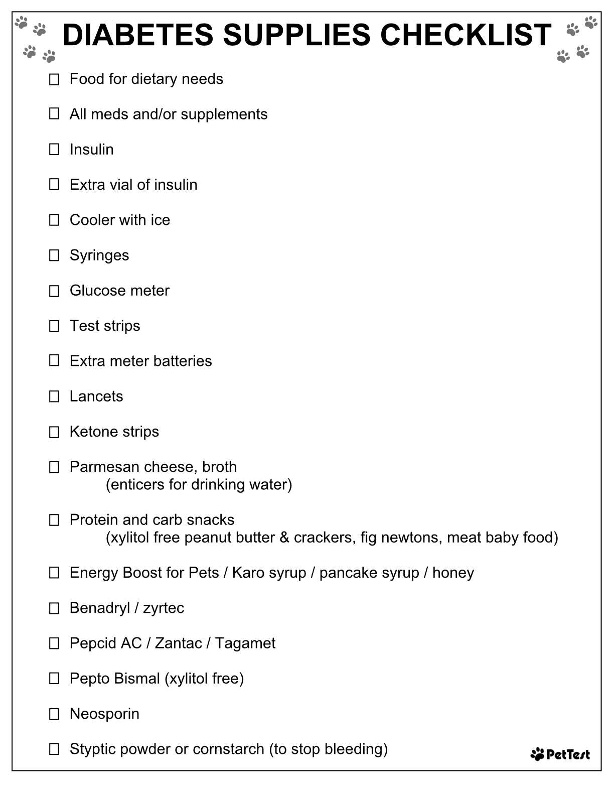 Emergency Checklist P2