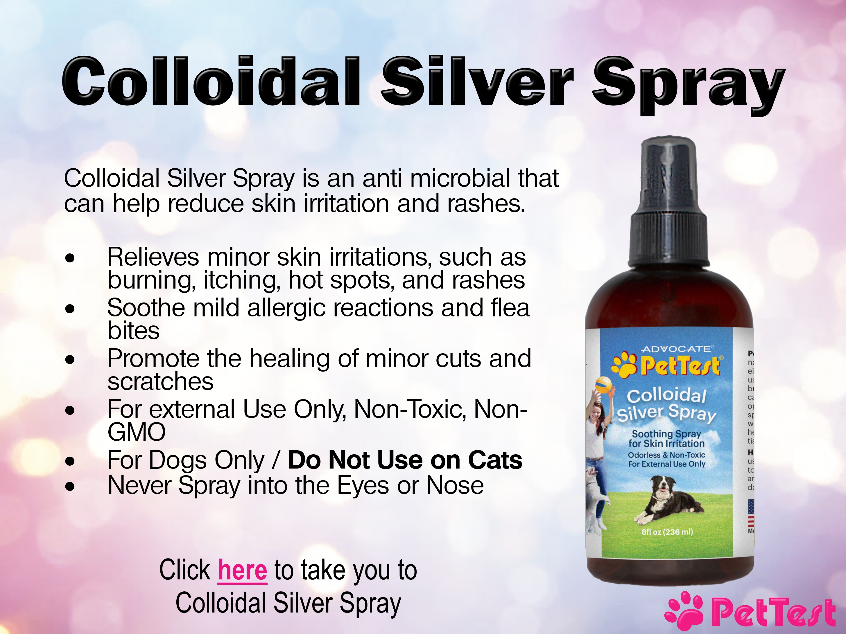 Product Spotlight May 2023 Colloidal Silver Spray blog
