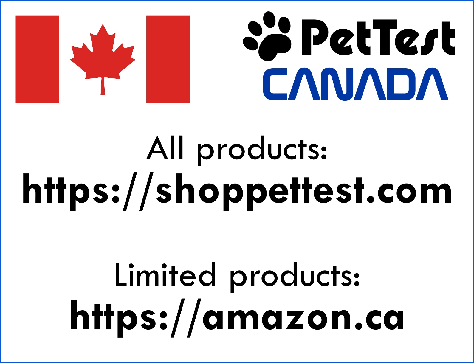 PetTest Canada for PT Around the World blog mtm