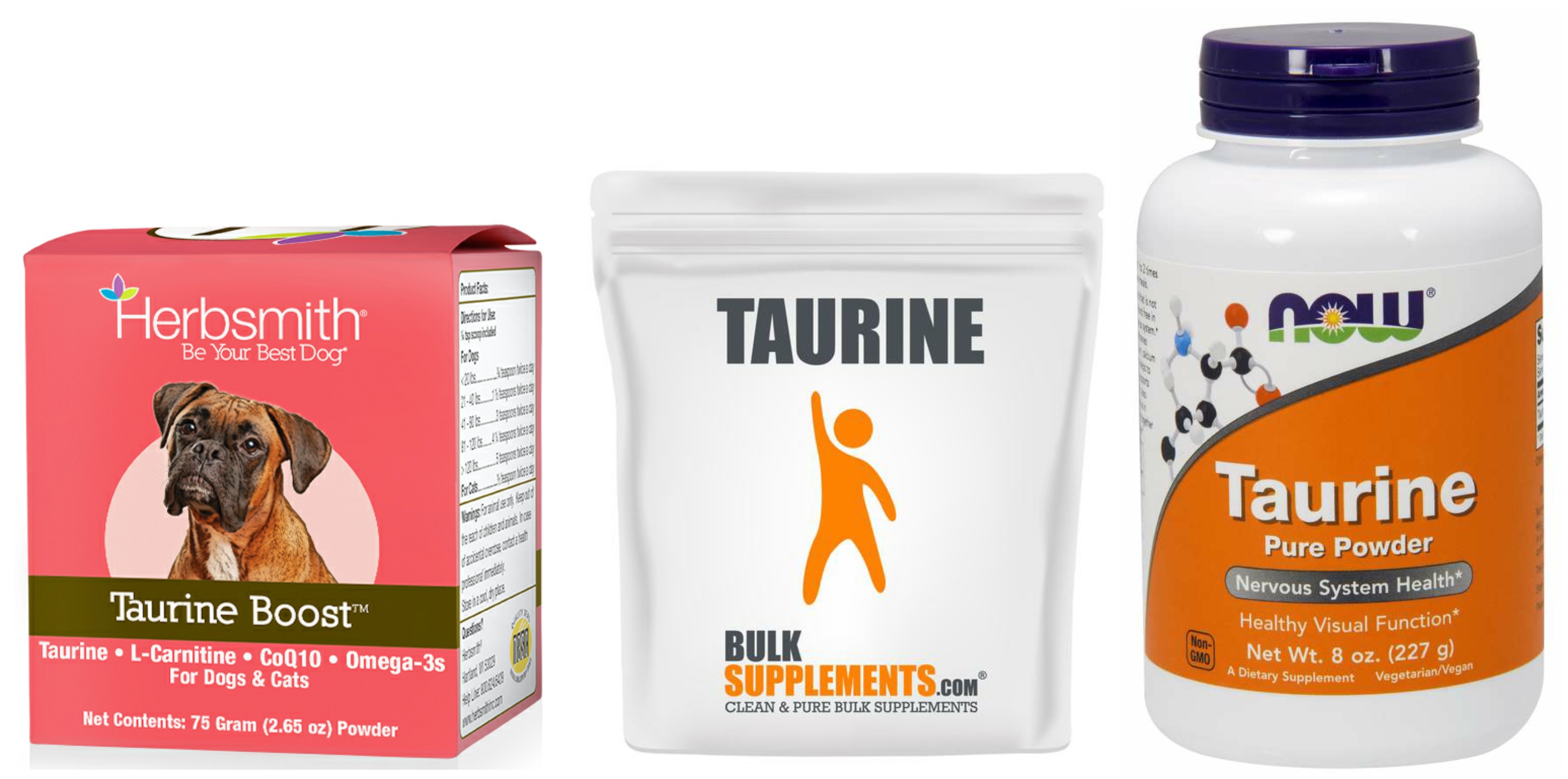 taurine for dogs dosage