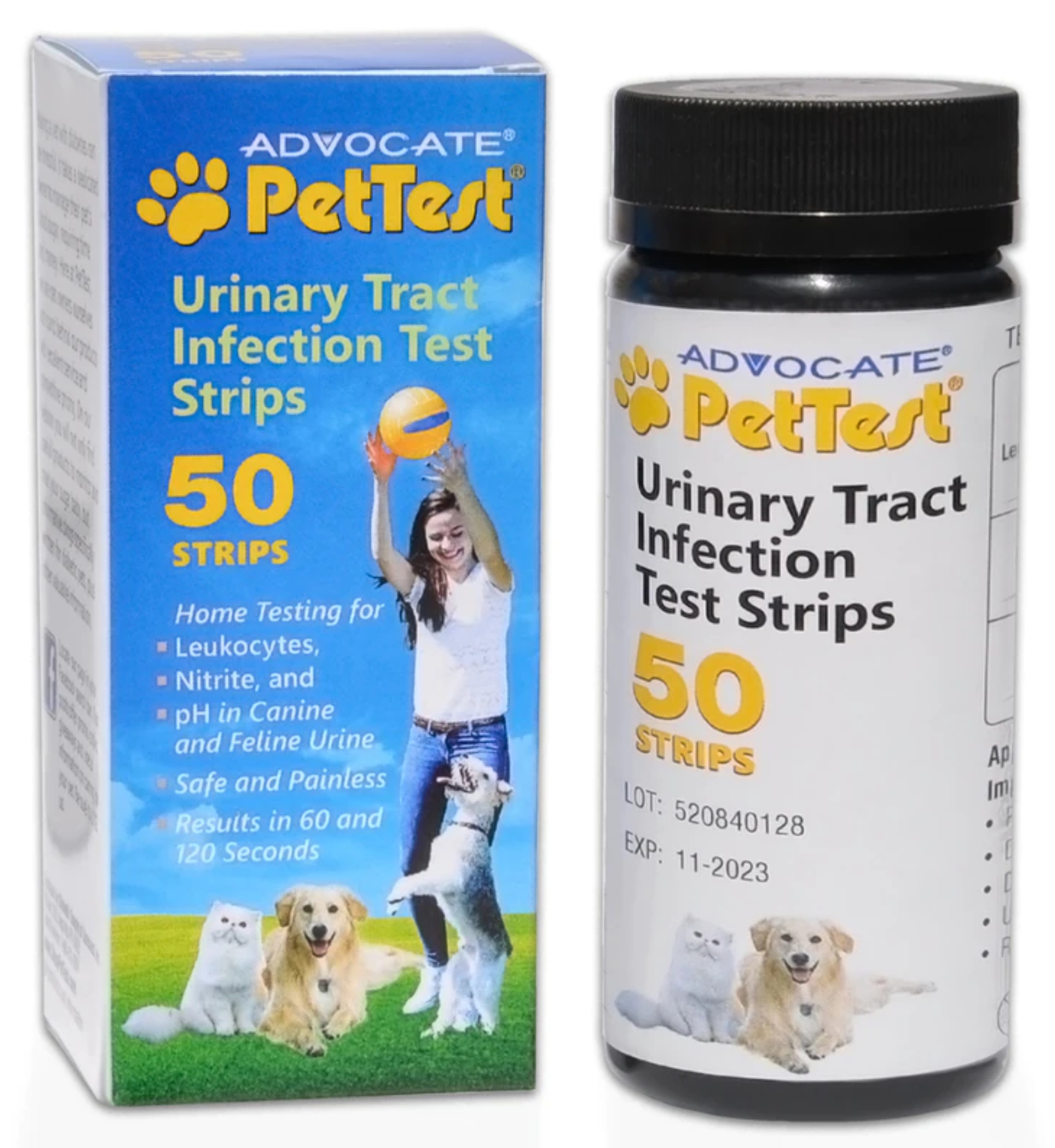 PetTest UTI Urine Test Strips mtm