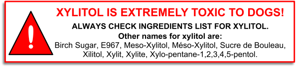 Xylitol Warning for Supplements Head to Tail blog mtm
